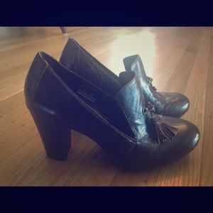 Brown chunky heels - office or out and about